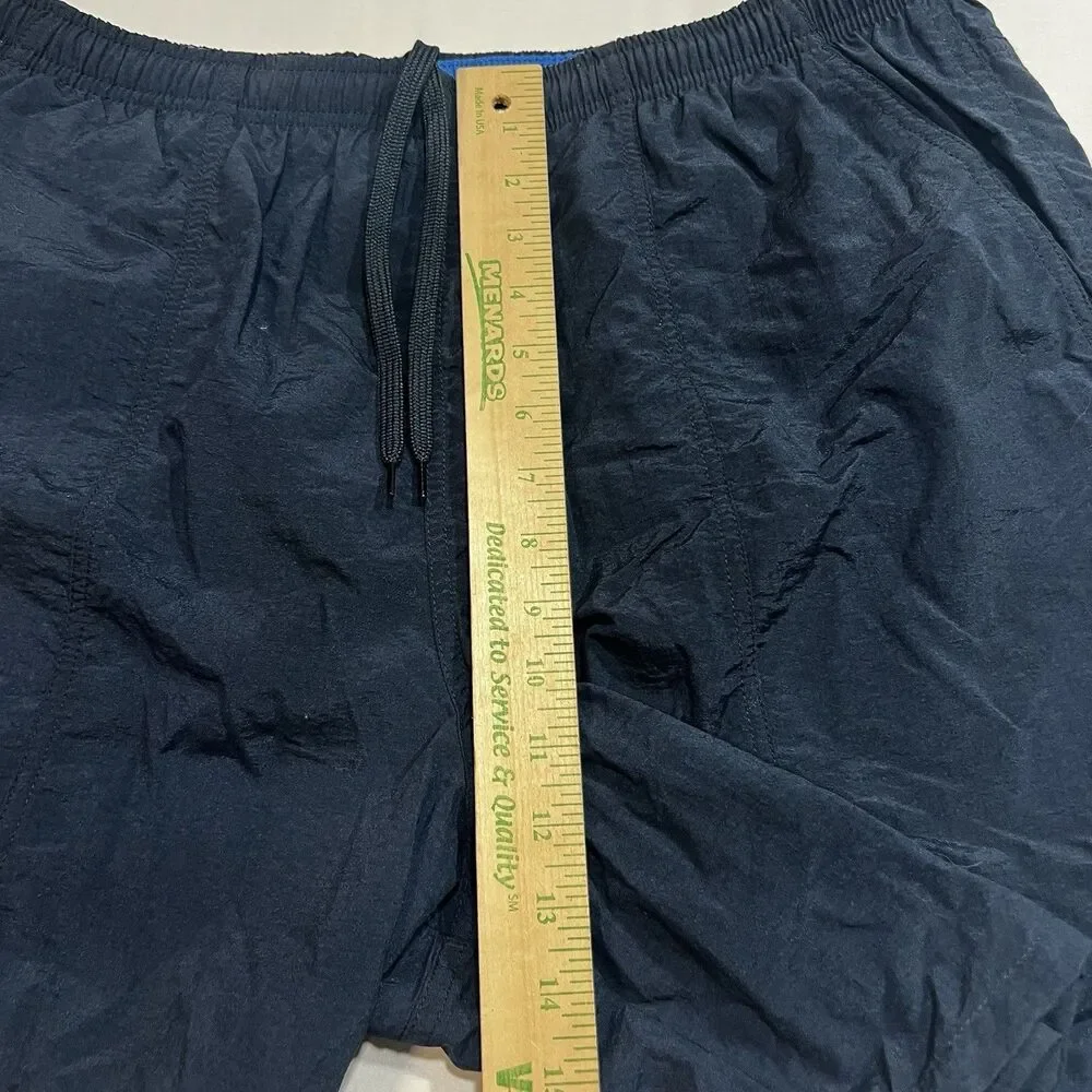 Speedo Mens Swim Trunks Shorts Navy Blue Size XL 100% Nylon Mesh Lined Pockets